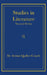 Studies in Literature: Second Series by Arthur Quiller-Couch