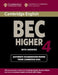 Cambridge BEC 4 Higher with Answers: Examination Papers from University of Cambridge ESOL Examinations: English for Speakers of Other Languages by Cambridge ESOL