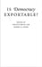 Is Democracy Exportable? by Zolton Barany, Robert G. Moser