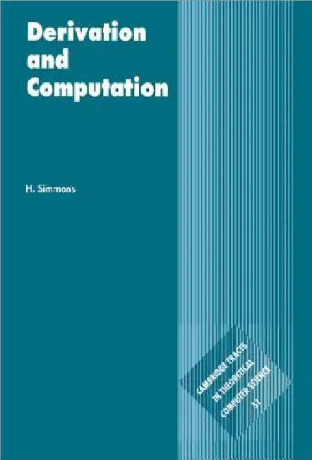 Derivation and Computation by H. Simmons