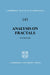 Analysis on Fractals by Jun Kigami, Bela Bollobas, W. Fulton