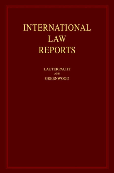 International Law Reports: Consolidated Indexes Volumes 1-35 and 36-125 by M.E. MacGlashan, Others