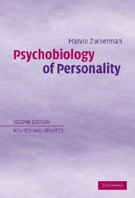Psychobiology of Personality by Marvin Zuckerman, Jeffrey Gray, Michael Gelder