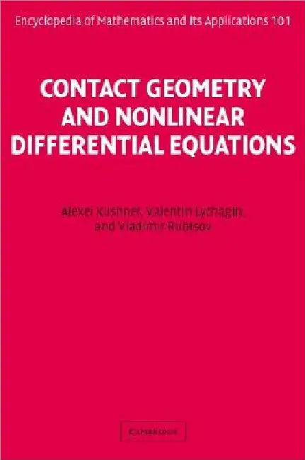 Contact Geometry and Non-Linear Differential Equations by Alexei Kushner