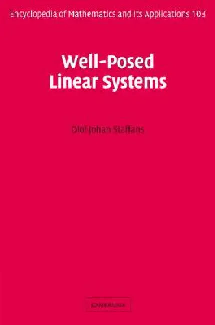 Well-Posed Linear Systems by Olof Staffans