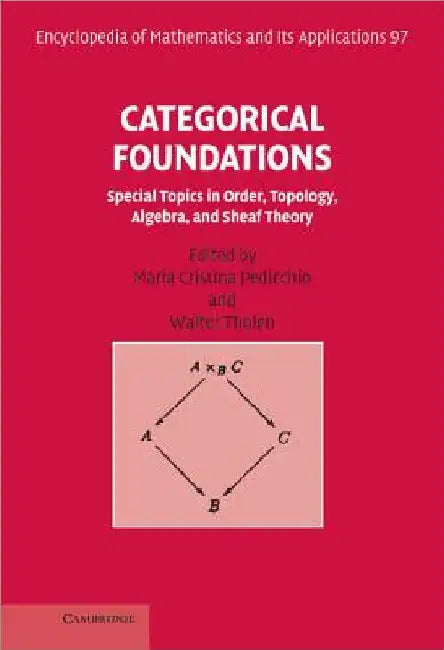 Categorical Foundations: Special Topics in Order, Topology, Algebra, and Sheaf Theory by Maria Pedicchio