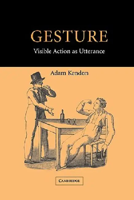 Gesture: Visible Action as Utterance by Adam Kendon, Kendon Adam