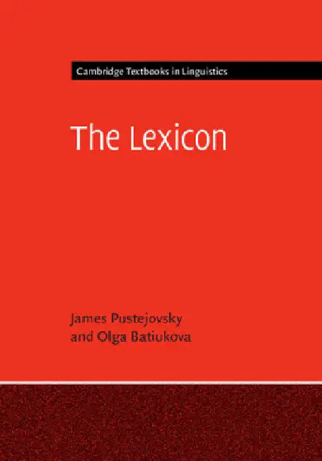 The Lexicon by James Pustejovsky