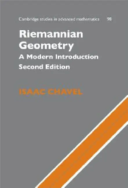 Riemannian Geometry: A Modern Introduction by Isaac Chavel