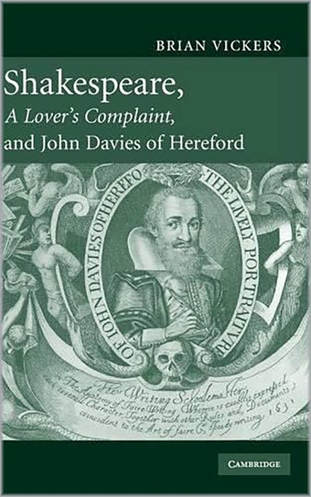 Shakespeare, 'A Lover'S Complaint', And John Davies Of Hereford