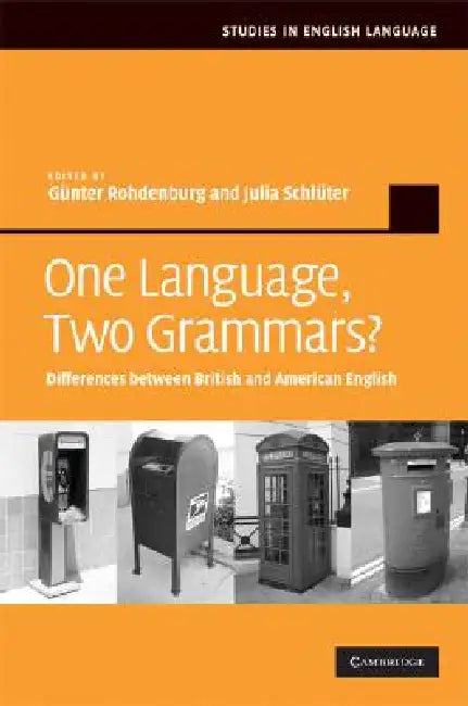 One Language, Two Grammars?: Differences Between British and American English by Günter Rohdenburg, Julia Schlüter