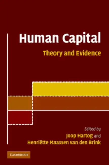 Human Capital: Advances in Theory and Evidence by Joop Hartog, Henriette Maassen Van Den Brink