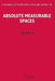 Absolute Measurable Spaces by Togo Nishiura