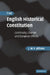 The English Historical Constitution: Continuity, Change and European Effects by J. W. F. Allison