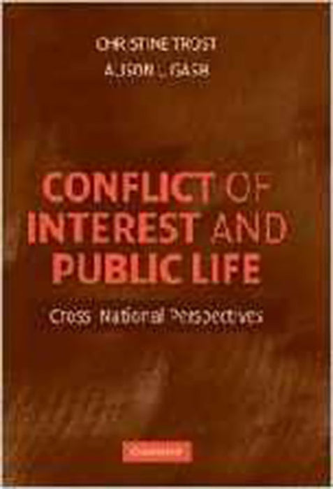 Conflict Of Interest And Public Life: Cross-National Perspectives