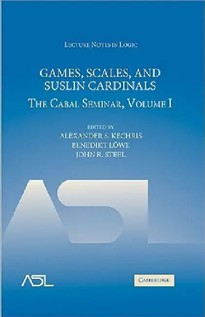Games, Scales and Suslin Cardinals by Alexander S. Kechris