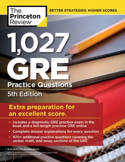 1,007 GRE Practice Questions, 5th Edition by Princeton Review