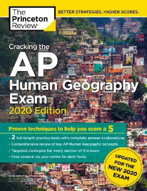Cracking the AP Human Geography Exam, 2020 Edition by Princeton Review