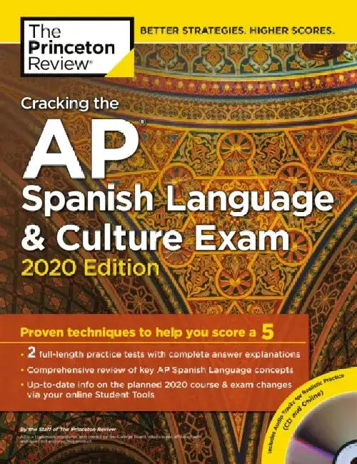 Cracking the AP Spanish Language & Culture Exam with Audio CD, 2020 Edition by Princeton Review