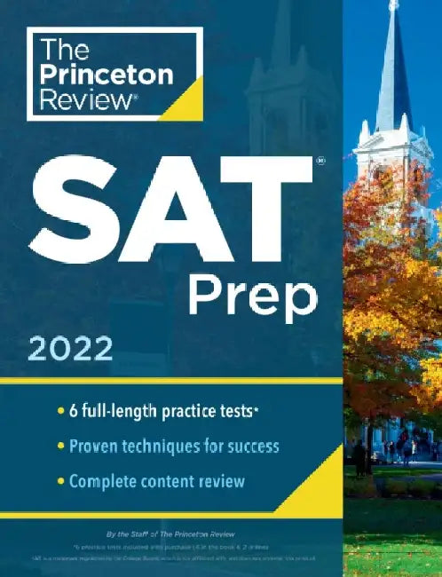 Princeton Review SAT Prep, 2022: 5 Practice Tests + Review & Techniques + Online Tools 