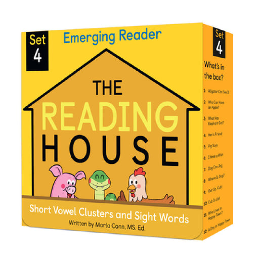 The Reading House Set 4: Short Vowel Clusters and Sight Words by The Reading House, Marla Conn