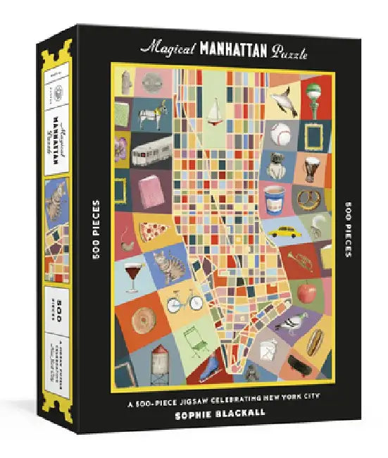 Magical Manhattan Puzzle: A 500-Piece Jigsaw Celebrating New York City: Jigsaw Puzzles for Adults and Kids by Sophie Blackall
