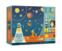Professor Astro Cat's Frontiers of Space 500-Piece Puzzle: Cosmic Jigsaw Puzzle and Seek-And-Find Poster by Dominic Walliman