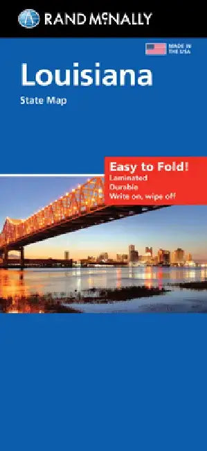 Rand McNally Easy to Fold: Louisiana State Laminated Map by Rand McNally