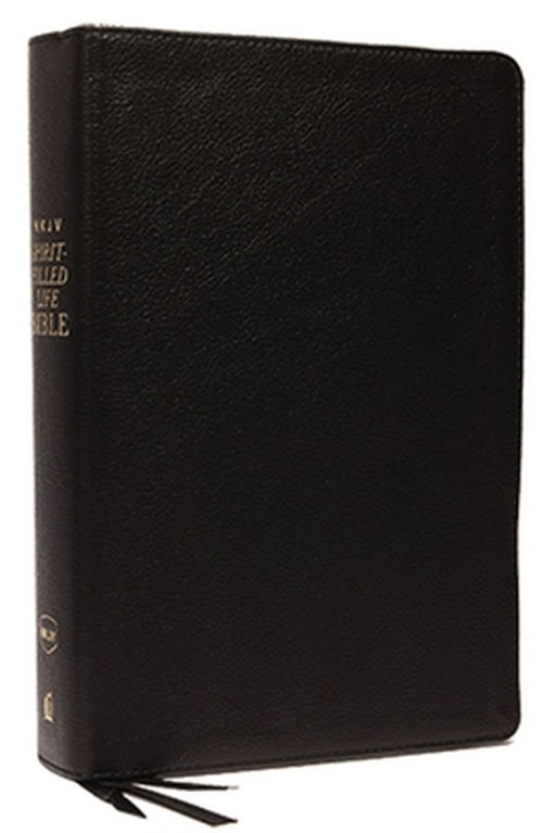 NKJV, Spirit-Filled Life Bible, Third Edition, Genuine Leather, Black Indexed, Red Letter Edition, Comfort Print: Kingdom Equipping Through the Power by Jack W. Hayford