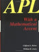 APL with a Mathematical Accent by C.A. Reiter