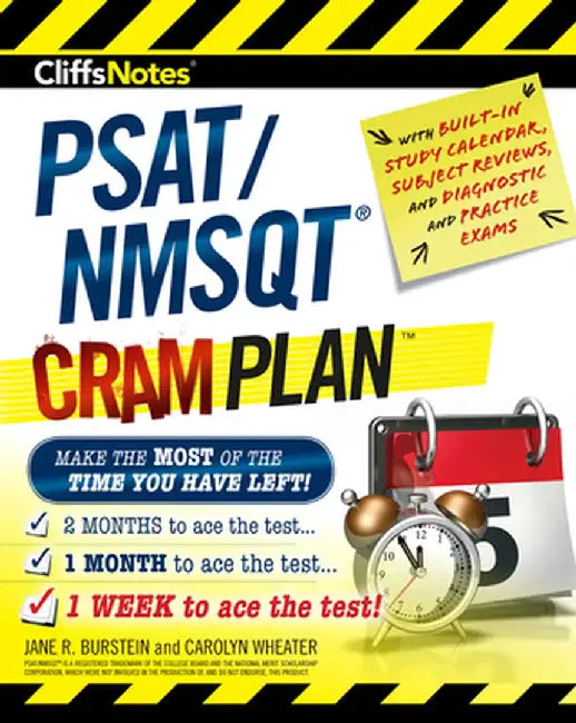 Cliffsnotes PSAT/NMSQT Cram Plan by Jane R. Burstein