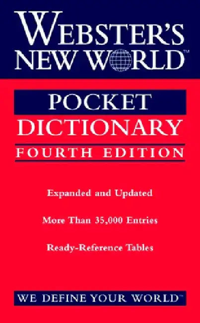 Webster's New World Pocket Dictionary, Fourth Edition by Webster's New World College Dictionaries