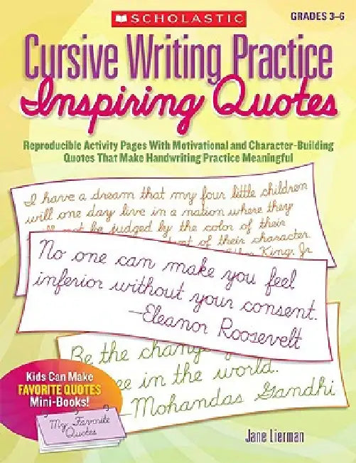 Cursive Writing Practice by Jane Lierman