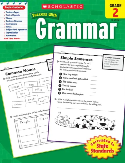Scholastic Success With Grammar Grade-2 by Scholastic Teaching Resources