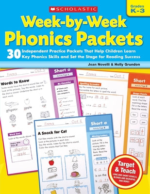 Week-By-Week Phonics Packets: Grades K-3 by Joan Novelli