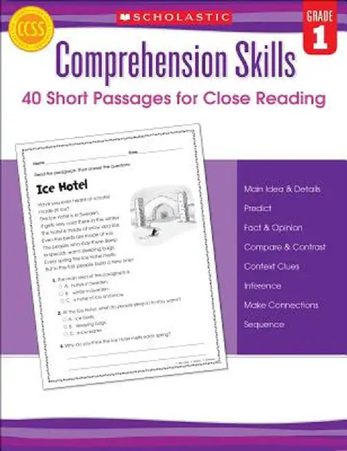 Comprehension Skills: Short Passages for Close Reading: Grade 1 by Linda Beech