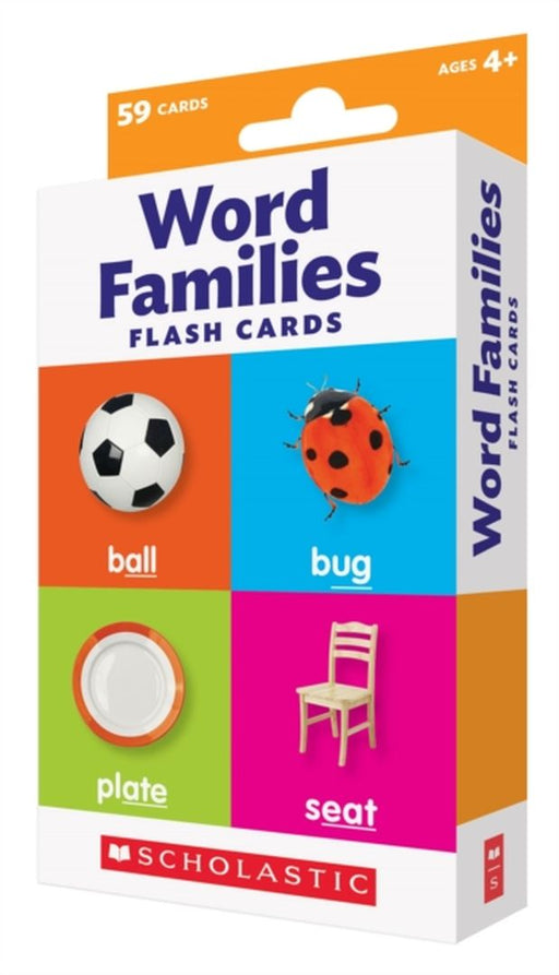 Flash Cards: Word Families by Scholastic Teaching Resources