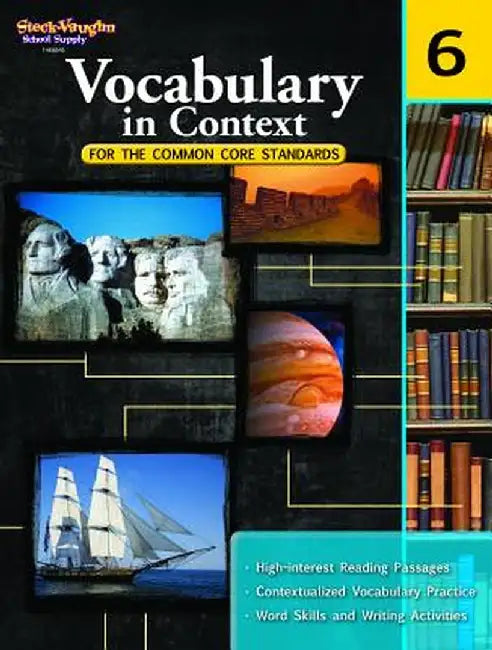 School Supply Vocabulary In Context Work by Steck-Vaughn