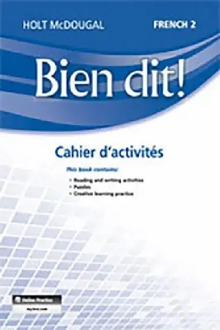 Cahier d'Activités Student Edition Level 2 by Hmd Hmd