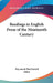 Readings in English Prose of the Nineteenth Century by Raymond MacDonald Alden