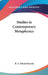 Studies in Contemporary Metaphysics by R. F. Alfred Hoernle