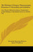 The Writings of Gregory Thaumaturgus, Dionysius of Alexandria and Archelaus: Ante Nicene Christian Library Translations of the Writings of the Fathers by Reverend Alexander Roberts, James Donaldson