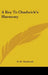 A Key To Chadwick's Harmony by G. W. Chadwick