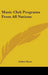 Music Club Programs From All Nations by Arthur Elson