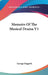 Memoirs Of The Musical Drama V1 by George Hogarth