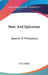 Stoic And Epicurean: Epochs Of Philosophy by R. D. Hicks