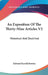 An Exposition Of The Thirty-Nine Articles V2: Historical And Doctrinal by Edward Harold Browne