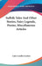 Suffolk Tales And Other Stories, Fairy Legends, Poems, Miscellaneous Articles by Lady Camilla Gurdon