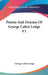 Poems And Dramas Of George Cabot Lodge V1 by George Cabot Lodge