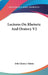 Lectures On Rhetoric And Oratory V2 by Former Ow Adams John Quincy